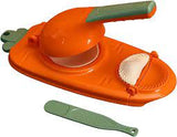 "Multi-Functional 2 in 1 Dumpling Maker with Non-Stick Surface and Adjustable Thickness"