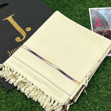 Luxurious 1 pc plain soft wool shwal