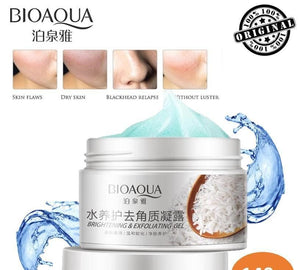 "Natural Exfoliating Rice Gel Cream for Skin Whitening"