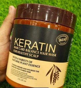 "Keratin Hair Mask for Hair Growth and Strengthening"