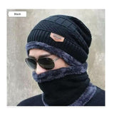 cozy wool beanie and neck warmer set